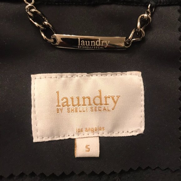 Laundry Black Soft-Shell Jacket by Shelli Segal in size small - Picture 10 of 12